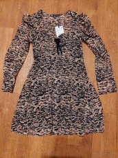 ZARA. Jarní šaty s dlouhým rukávem. - 2