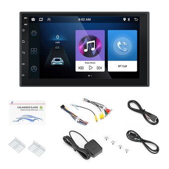 Rádio 2DIN Carplay+Android Auto - 2