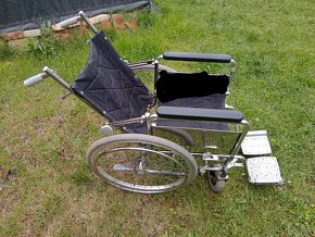 invalidní vozík polohovací skládací - 2