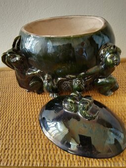 Keramická dóza Art deco - 2