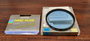 Filtr HOYA HMC 72 mm 82C modrý, vyrovnávací-konverzní filtr - 2