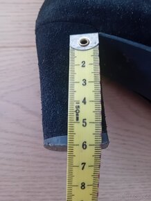 Dámské kozačky kožené semiš vel. 38 - 2