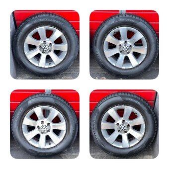 Original ALU kola VW San Diego 16" 6,5J ET33 + 215/65/R16 - 2