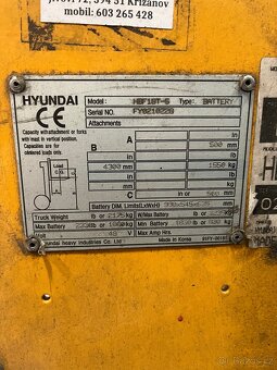 Vysokozdvižný vozík Hyundai HBF18T - 2
