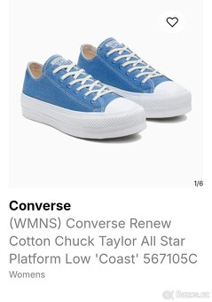 Converse dámské tenisky plátěnky vel. 37 nové - 2