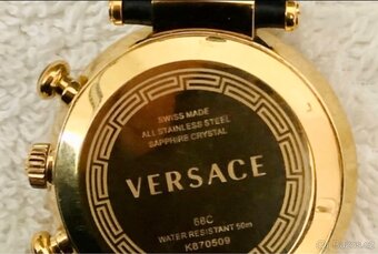 Dámské švýcarské hodinky Versace Reve Rosegold zlacené - 2