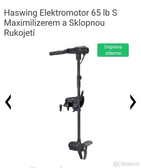 Člun boat 270 s pevnou nafukovaci+ motor - 2