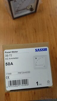 PANELOVÉ AMPÉRMETRY 50A SASSIN - 2