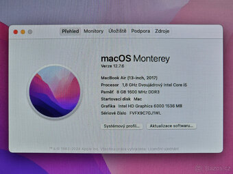 MacBook Air 13" 2017 A1466 1.8 GHz, 8 GB, 256 GB SSD - 2