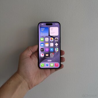 APPLE IPHONE 15 PRO 512GB MODRÝ TITAN-BATERIE 90%-ZARUKA - 2