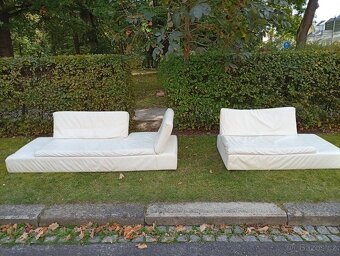 Sedací souprava - pravá kůže, zn. Bullfrog - 2