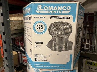 Železná trubka, ventilační turbína Lomanco - 2