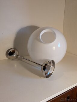 lustr z poniklované mosazi velká koule 30cm až 5ks - 2