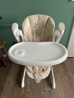 Prodám dětské křeslo/houpačku Carello Cascade, bílo-béžová - 2