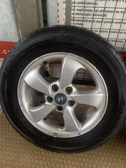 Prodám hliníková kola včetně s pneumatikami - 2