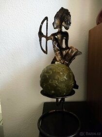 Kovový svícen h-28 cm - 2