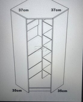 Dětský pokoj šatní skřín +komoda - 2