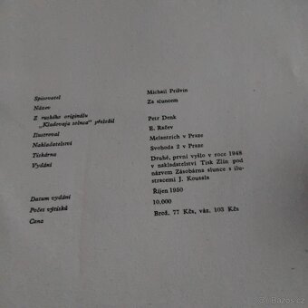 Za sluncem Michail Prišvin - 2