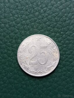 25 haléřů 1954 - 2