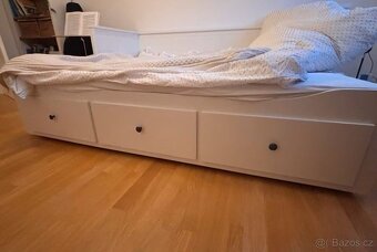 ROZKLÁDACÍ POSTEL IKEA HEMNES S MATRACEMI - 2