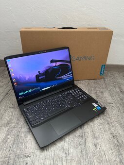 v ZÁRUCE-TOP-HERNÍ NOTEBOOK LENOVO- i5 11.gen,SSD,GTX+Iris - 2