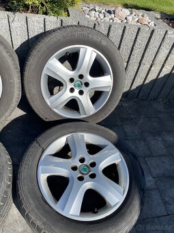 Alu kola 5x100 včetně letních pneu 205/55 R16 - 2