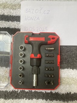 Powerfix ráčna s rukojetí se sadou bitů - 2