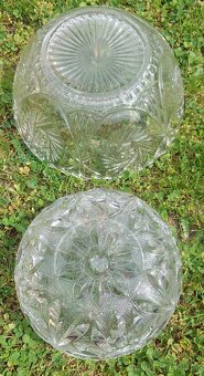 2x mísa lisované sklo - 2