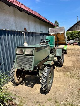 Traktor domácí výroby + příslušenství (malotraktor) - 2