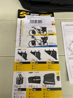 brašna pod sedlo s nosičem Sport Arsenal 490 objem 5 litrů - 2