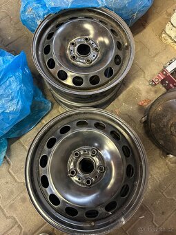 Prodam plechove disky R16, ET48, 5x112, škoda - 2