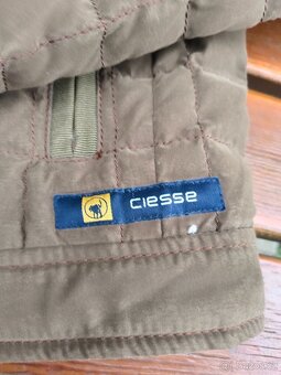 Bunda Unisex plněná kachním peřím límec pravá kožešina Mýval - 2