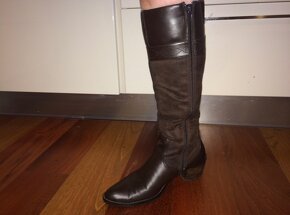 Damske luxusni zimni boty kozacky vel 38 - 2