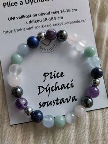 Minerální náramek "Plíce a dýchací soustava" - 2
