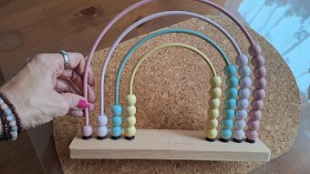 Dřevěné počítadlo LITTLE DUTCH-DUHA - 2