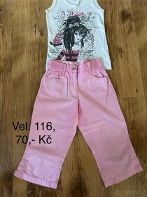 Dívčí oblečení, vel.116 - 2