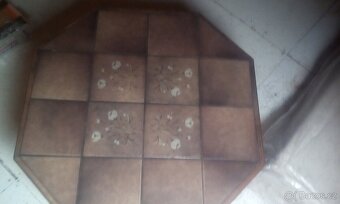 dubový rustikální stolek - 2