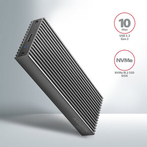 EXTERNÍ RÁMEČEK AXAGON, PRO M.2 NVMe SSD DISK - 2
