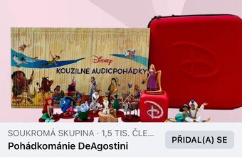 Disney kouzelné audio pohádky nový repráček 2023 CZ SD 1-150 - 2