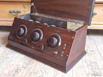 Starožitné rádio Chelsea Super-Five 5, USA, 1925, 5 lampovka - 2
