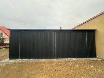 Plechová garáž 7,5x6m - 2