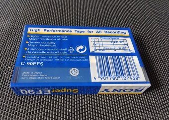 AUDIO KAZETA SONY SUPER EF 90 - 2