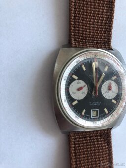 Ocelový chronograf MONARCH masivní - 2