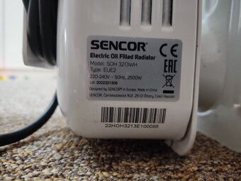 Olejový radiátor Sencor SOH 3213WH - 2