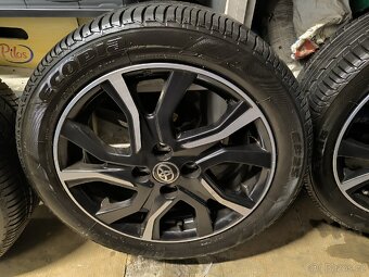 ALU kola Toyota Yaris 4x100 r16 Originál, pneu 6mm+TPMS - 2