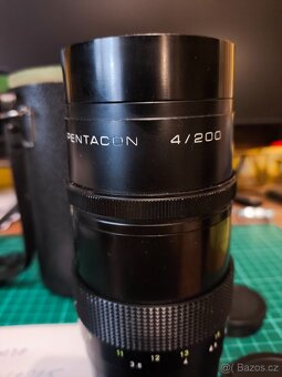Objektiv PENTACON 200/4 200mm f4.0 M42 závit - 2