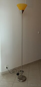 Krásná stojací chromovaná lampa výška 190 cm - 2