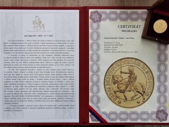 Zlatý svatováclavský dukát 1923/2022 J. Čejka Mincovna Kre - 2
