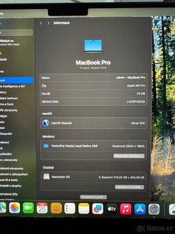 MacBook Pro M4 Pro 14” 24/512GB - 2