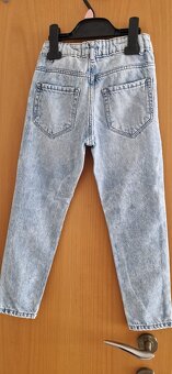 Dívčí žíhané rifle/džíny DopoDopo, vel. 122 (6–7 let) - 2